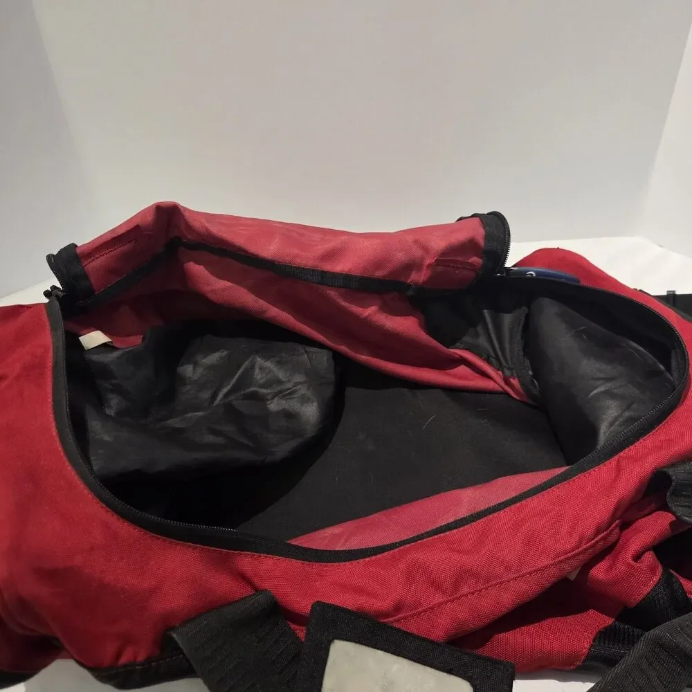 Asics Red Duffle Bag